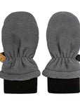 Jan & Jul Dark Grey Fleece Mittens