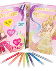 Sparkle with Taylor! A Glitter Coloring Kit by Editors of Silver Dolphin Books: Kit - Paperback; 64 pages / English