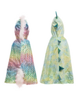 Rainbow Reversible Unicorn Dragon Cape