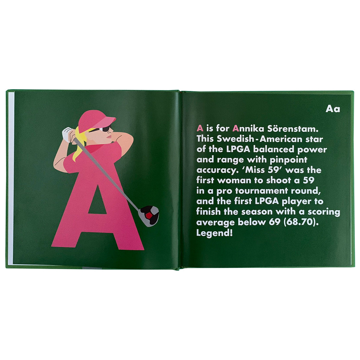 Golf Legends Alphabet Book