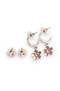 Boutique Chic Bejewelled Blooms Earring Set
