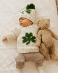 Shamrock Crew Neck Knitted Sweater