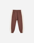 Rylee + Cru Paneled Sweatpant in Mulberry