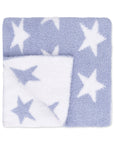 Chenille - Dusty Blue Star Blanket