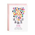 Five Silly Seals Birthday Card