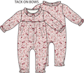 Serene Floral - Long Sleeve Ruffle Collar Romper