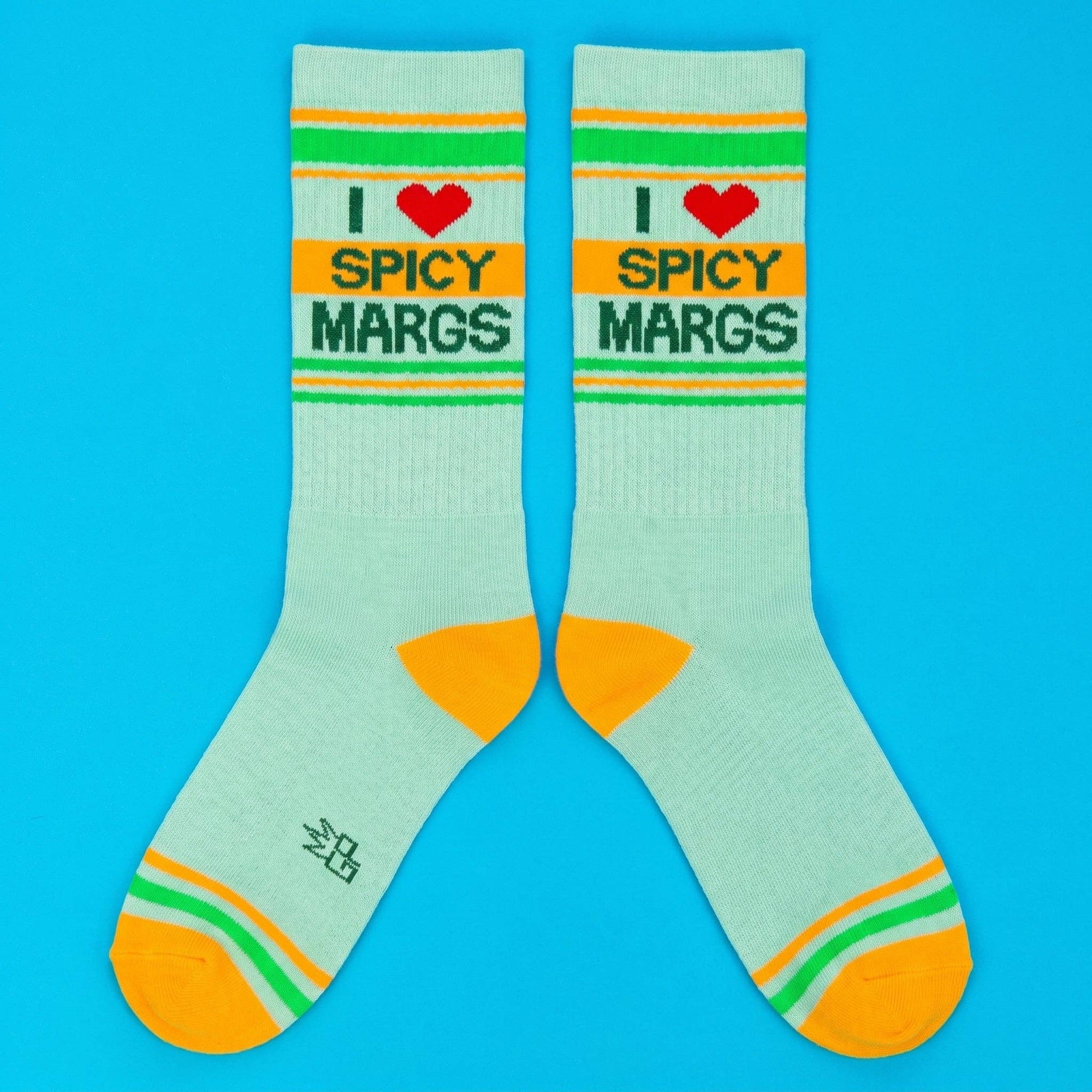 I ❤️ Spicy Margs Gym Crew Socks