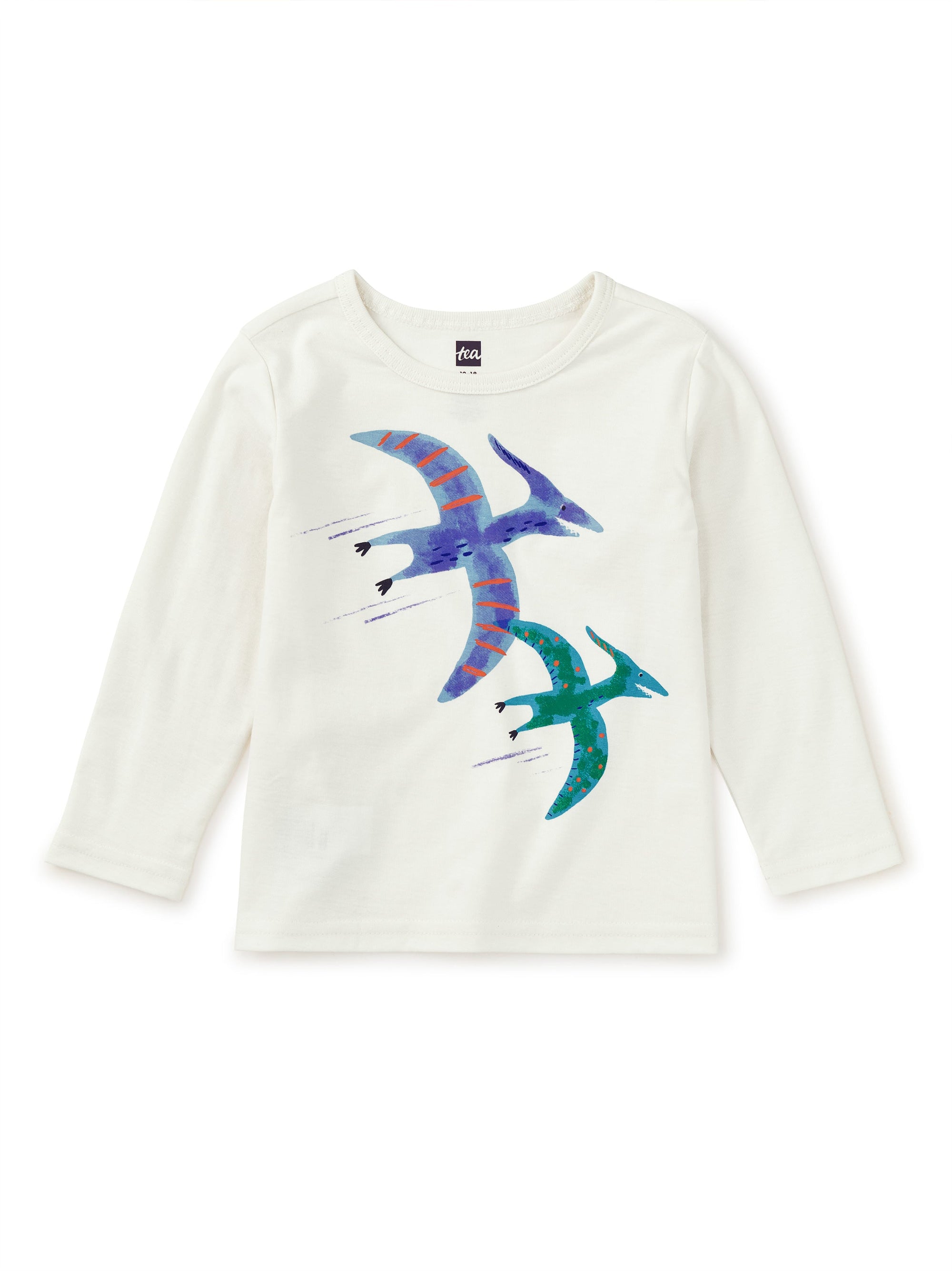 Tea Collection Dino Baby Graphic Tee, Chalk |Mockingbird Baby & Kids