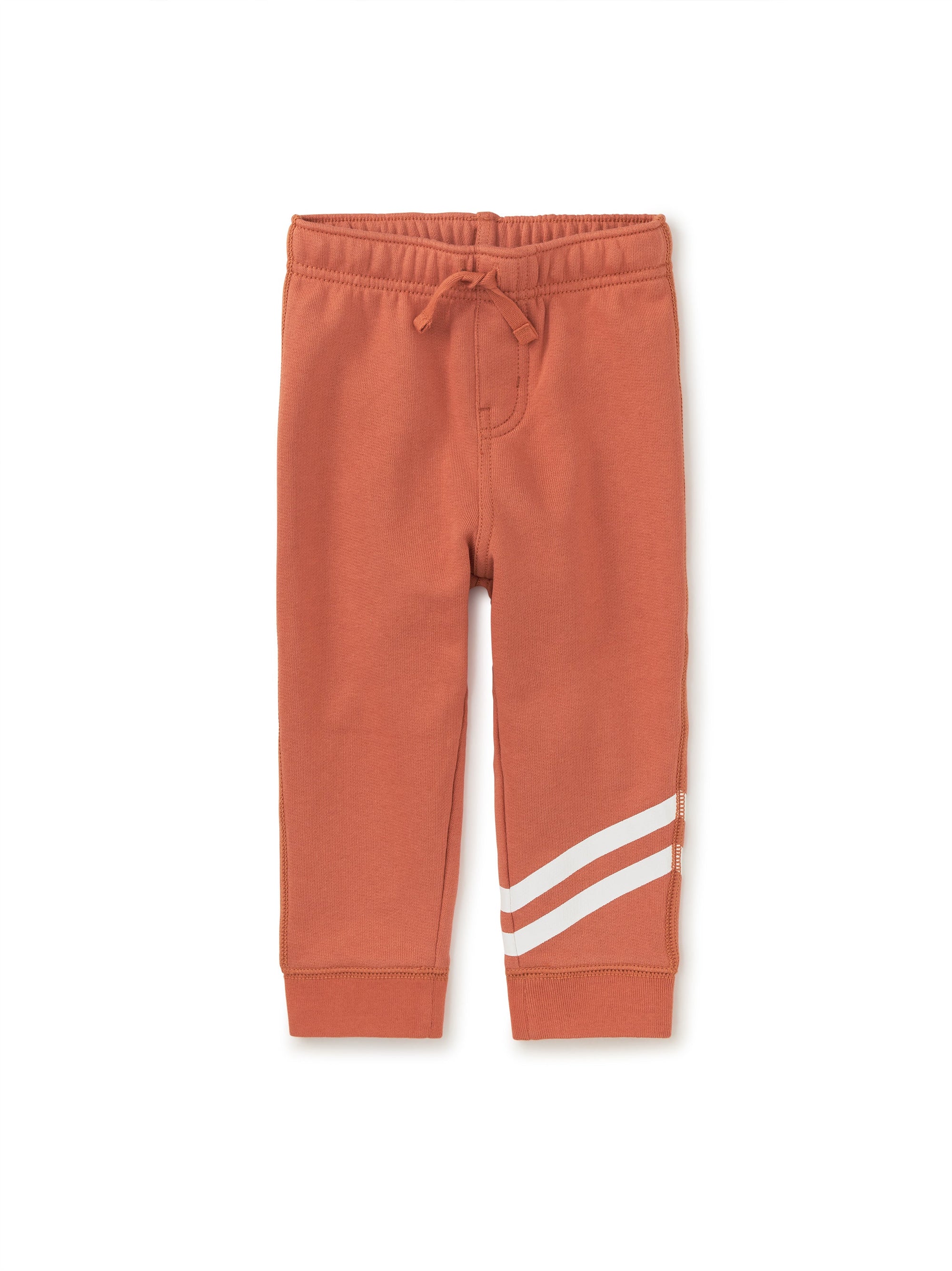 Tea Collection Speedy Striped Joggers, Copper |Mockingbird Baby & Kids