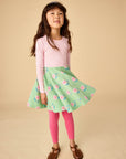 Tea Solid Girls Leggings