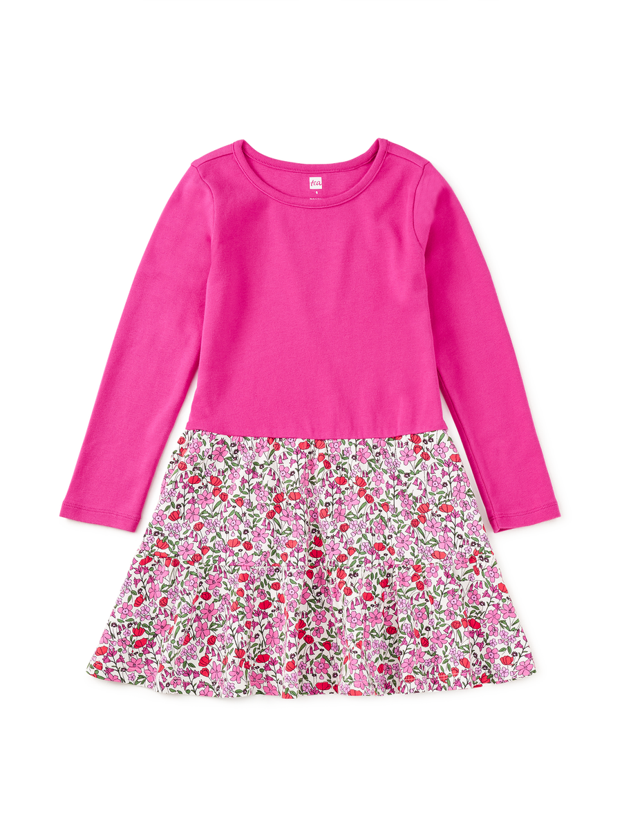 Tiered Skirted Twirl Dress in Somerset Meadow