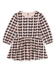 Tea Blouson Sleeve Pocket Dress Bows