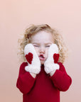 Heart Knitted Baby & Kids Mittens