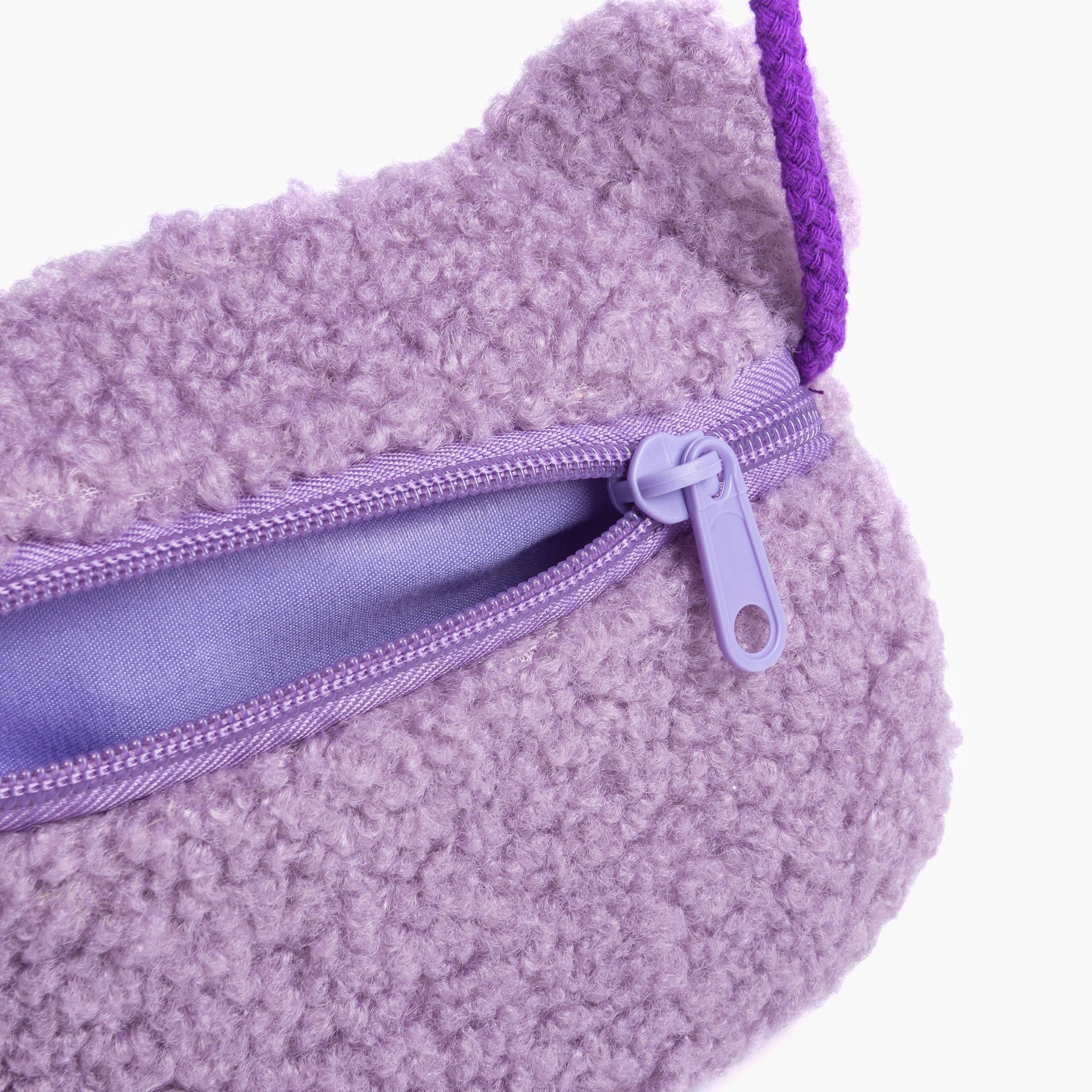 Cute Teddy Bear Purse for Girls from 3 to 10: Purple