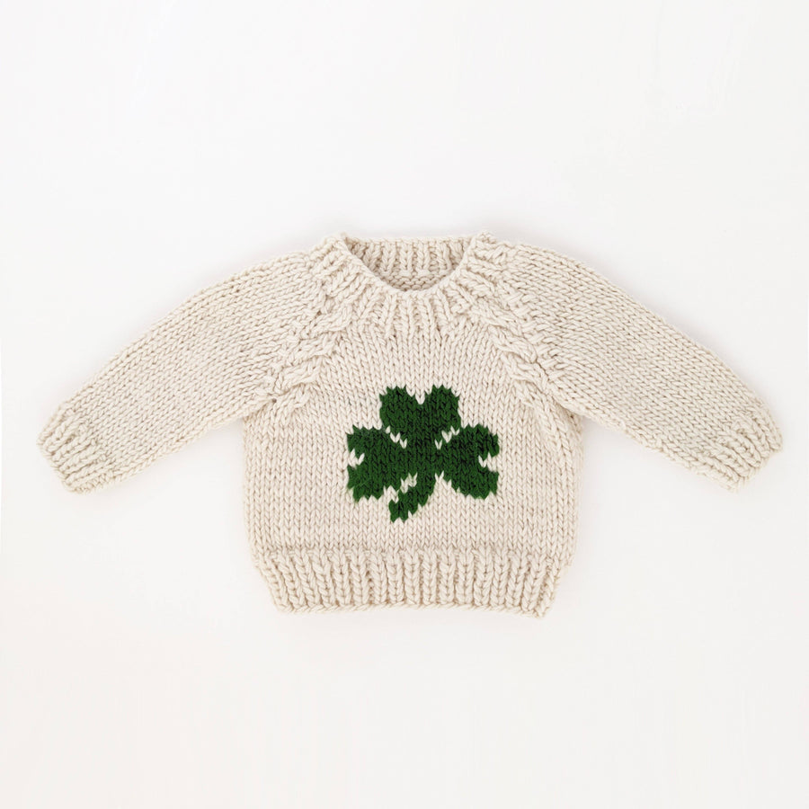 Shamrock Crew Neck Knitted Sweater