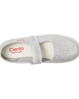 Cienta Mary Metallic Silver Jane Shoes