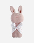 Lovey Bunny Pink Baby Blanket