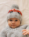 Fire Engine Beanie Hat Baby & Kids: M (6-24 months)