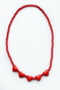 Heart Necklace : Red