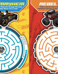 Hot Wheels: Race Cars vs. Monster Trucks by Mattel: Paperback; 24 pages / English