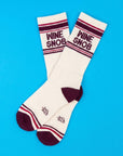 Wine Snob Gym Crew Socks