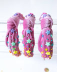 Beaded Headband - Happy Hues