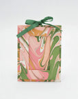 Mini Hand-Marbled Picture Frame Ornament | Peony Bloom