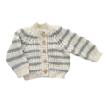Rib Knit Stripe Cardigan