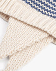 Kids Earflap Winter Hat- Striped Blue- Toddler