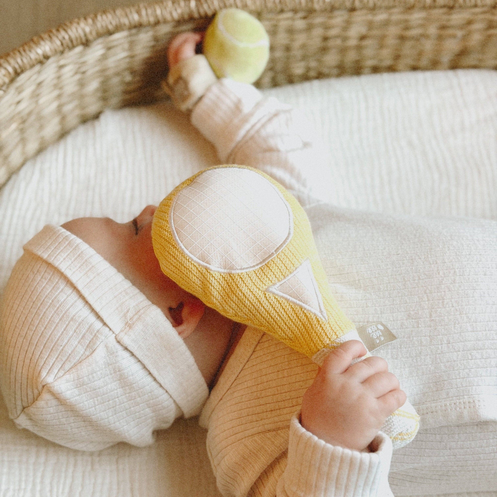 First Serve // Baby wrist rattle