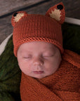 Newborn Baby Fox Beanie Hat