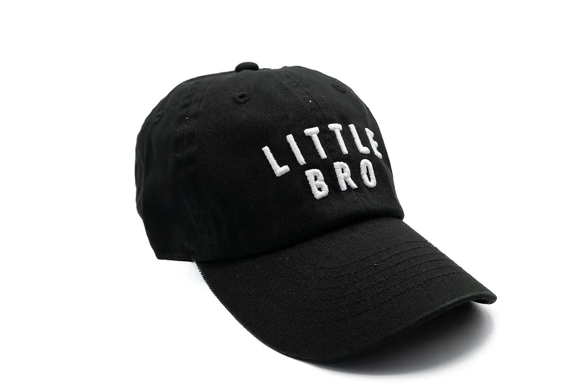 Little Bro Baseball Hat: Hunter Green / Baby
