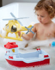 Rescue Boat & Helicopter