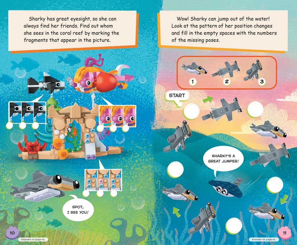 LEGO Books: Shark &amp; Friends Build and Play Box by AMEET Publishing: Kit - Paperback; 48 pages / English