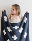 DOUBLE-LAYER BAMBONI® MINI BLANKETS: Elephant Double Layer