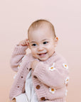 Flower Baby & Child Hand-knit Sweater Cardigan