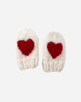 Heart Knitted Baby & Kids Mittens