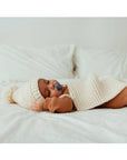 Natural Garter Garter Stitch Knit Baby Blanket