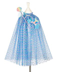 Marlya Mermaid Costume Cape Set (cape,tiara,wand,sz 3-4yrs)