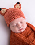 Newborn Baby Fox Beanie Hat