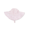 Harper Floral - Wide Brim Sun Hat: 6-12M