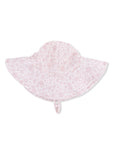 Harper Floral - Wide Brim Sun Hat: 6-12M