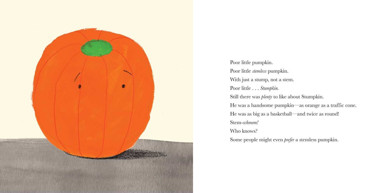 Stumpkin by Lucy Ruth Cummins: Hardcover; 56 pages / English