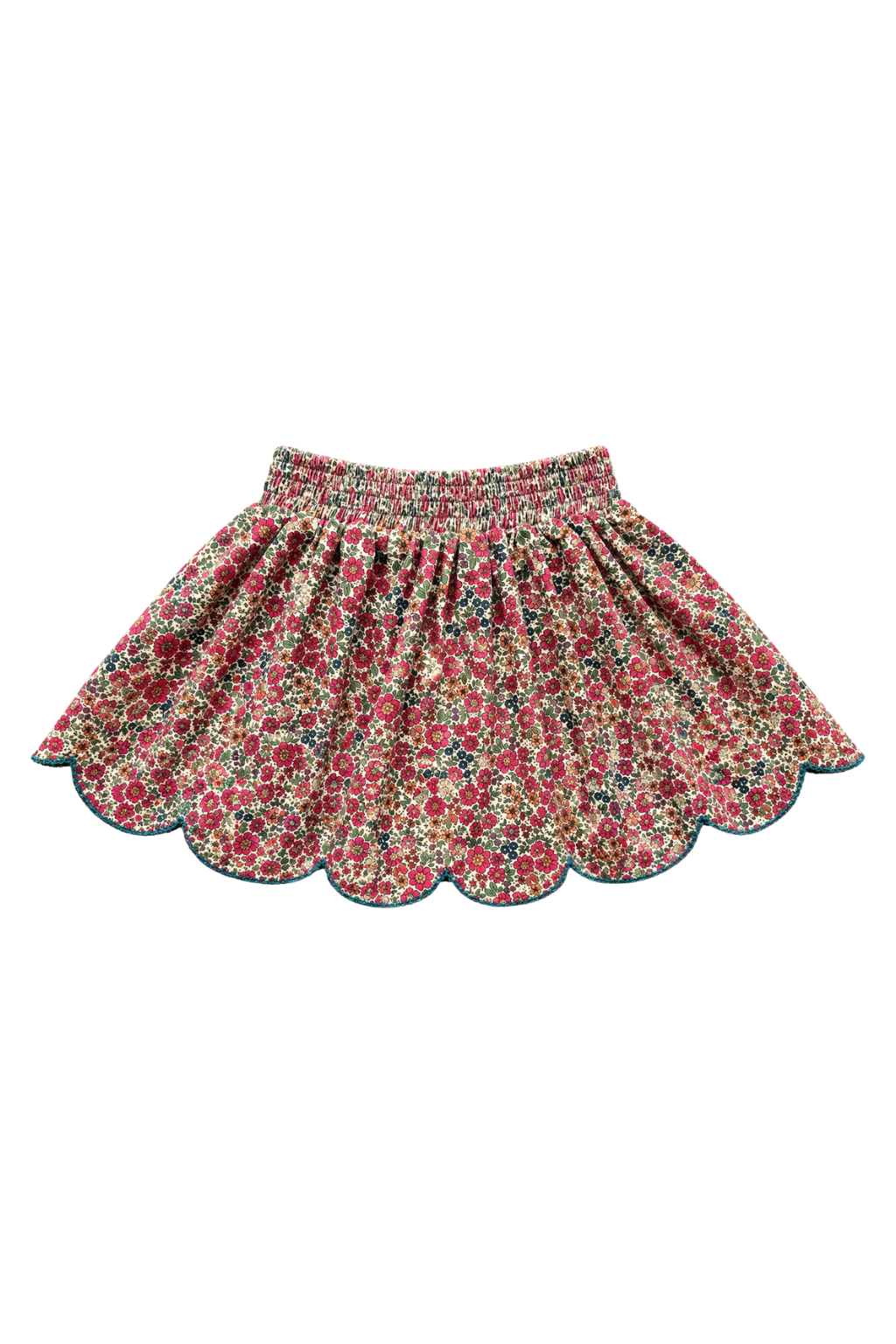 Mulberry Meadow Scallop Skort
