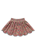 Mulberry Meadow Scallop Skort
