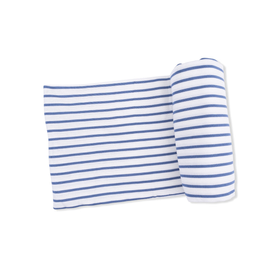 Angel Dear Navy Stripe - Swaddle Blanket