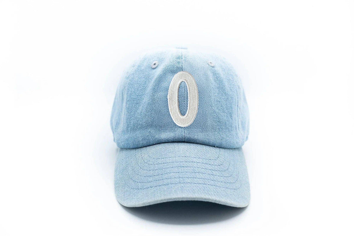 Denim Number Baseball Hat: 1 / Toddler (1Y-4Y)