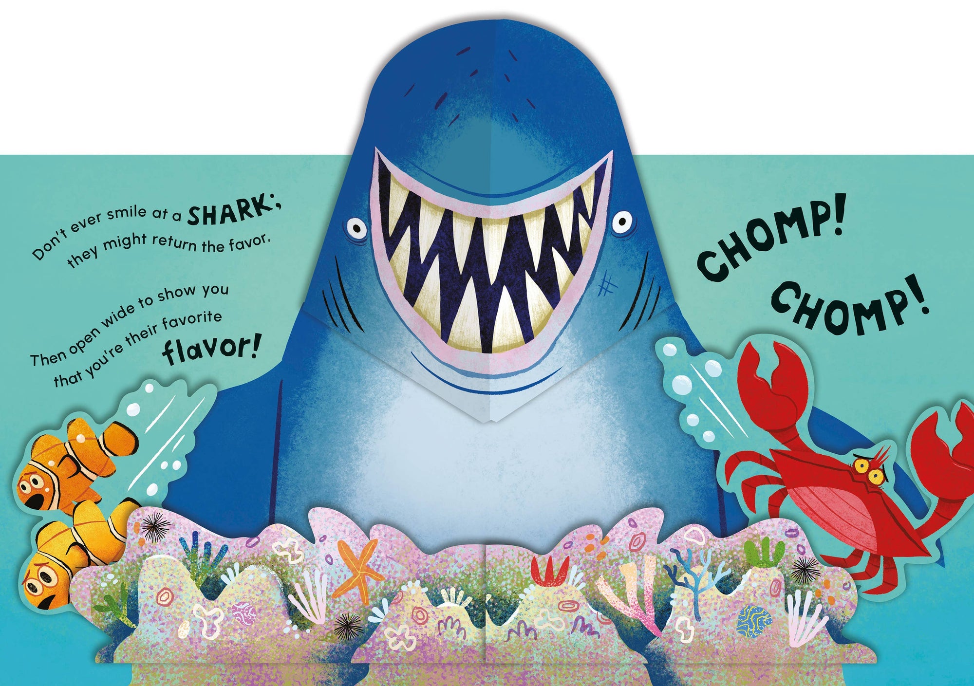 Don&#39;t Ever Smile at a Shark: A Fin-Tastic Pop-Up Book