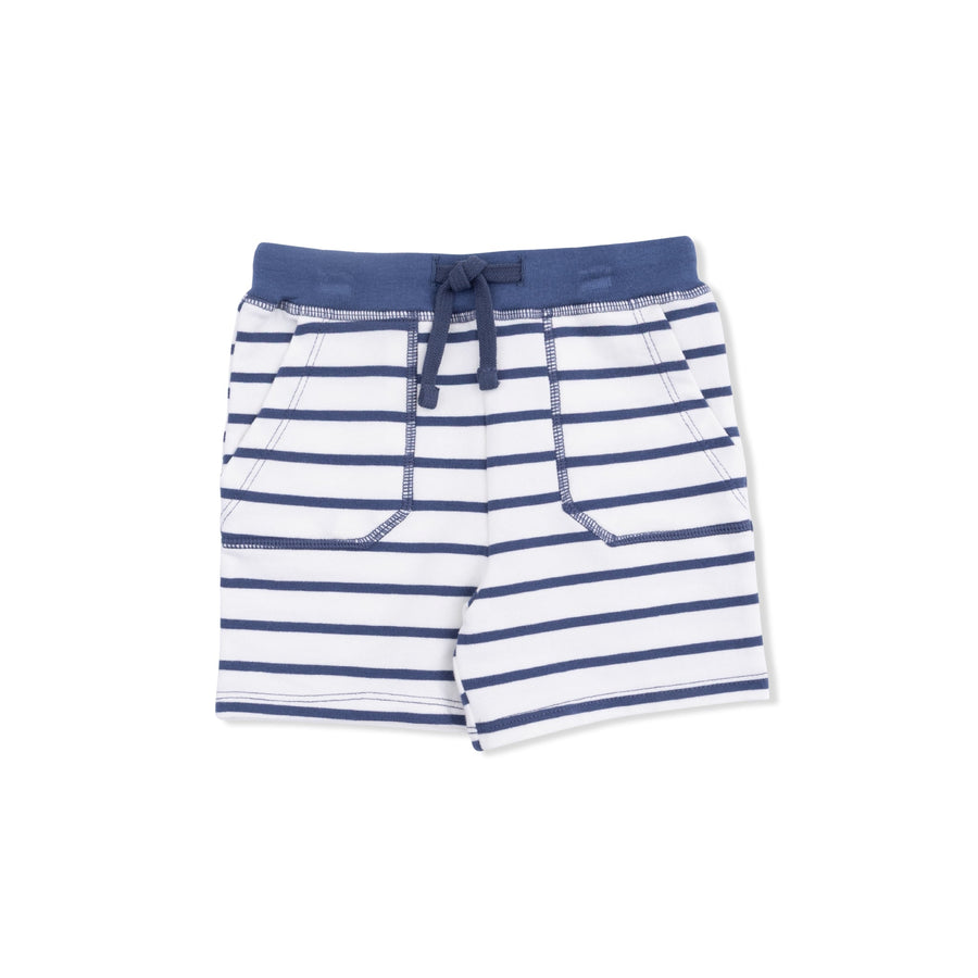 Angel Dear Oceana Stripe French Terry - Everyday Short