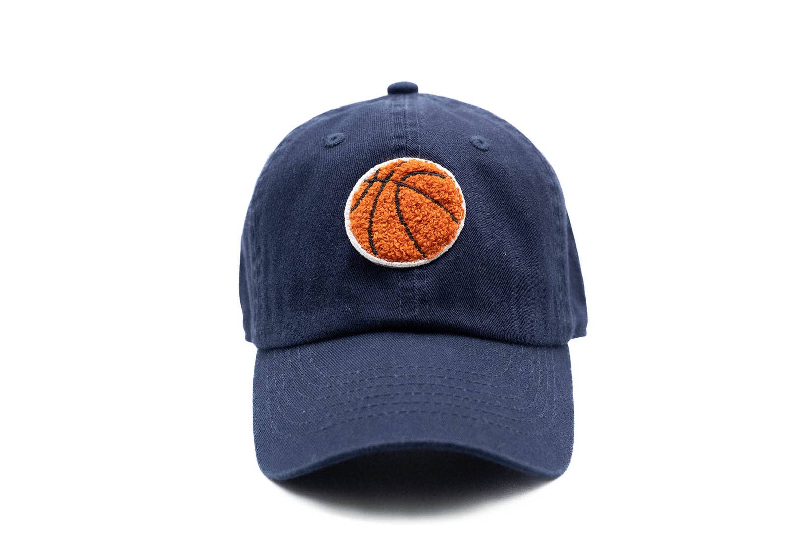 Basketball Patch Baseball Hat: Hunter Green / Toddler (1Y-4Y)